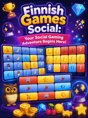 Finnish Games Social illustration
